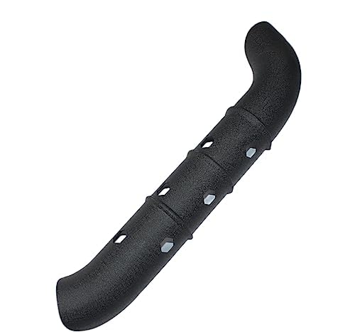 Bullet Bike Silencer Bend Pipe Heat Shield Protector/Cover Guard Anti-Corrosion Black Coated Compatible with Royal Enfield Classic Reborn 350 & Meteor 350 (Black)-image-48
