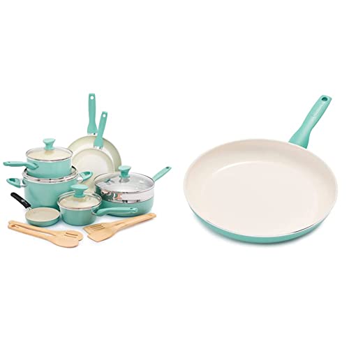 Best Greenpan Rio Ceramic Nonstick 16 Piece Cookware Set 5 GreenPan Rio Healthy Ceramic Nonstick