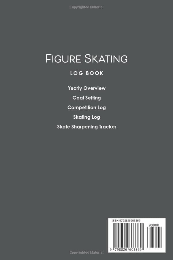 Miniatura 2 de Figure Skating Log Book And Journal For Ice Skater