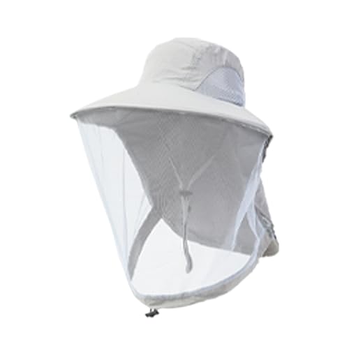 Sombrero mosquitera con malla de control de insectos y ala solar 2