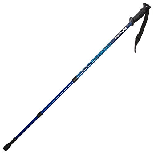 Eurohike Trekker Expedition Anti Shock Hiking Poles Walking Stick Rubber Tips Sticks for Hiking Camping Accessories Walking Sticks for Men and Women Camping Flag Pole Blue