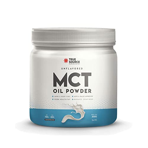 McT Oil Powder - 300G sem Sabor, True Source