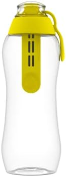 DAFI Sport Water Bottle with Filter Yellow | 10 oz | Personal Reusable Water Bottle, Backpacking Filter Replacement, tap Water Straw Purifier, Water for Travel | Made in Europe