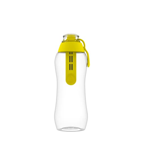 Dafi Sport Water Bottle With Filter Yellow | 10 Oz | Personal Reusable Water Bottle, Backpacking Filter Replacement, Tap Water Straw Purifier, Water For Travel | Made In Europe #TOP13