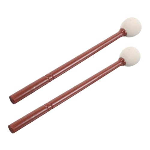VICASKY 2個 木製佛教木魚棒 精巧手作り 木魚対応 用打楽器 音楽アクセサリー 唱和用 明瞭な音響