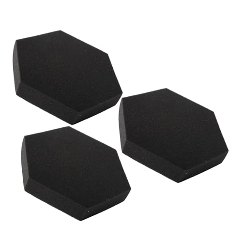 Paneles acústicos absorbentes de sonido Sosoport 3 piezas en forma hexagonal para reducción de ruido miniatura 1