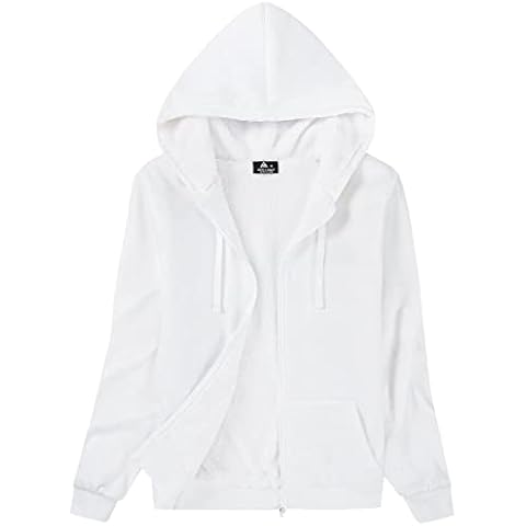 igeekwell Sudadera con capucha para mujer de manga larga con cremallera completa Cover