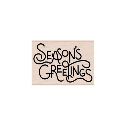 Hero Arts H6493 Flowy Season's Greetings