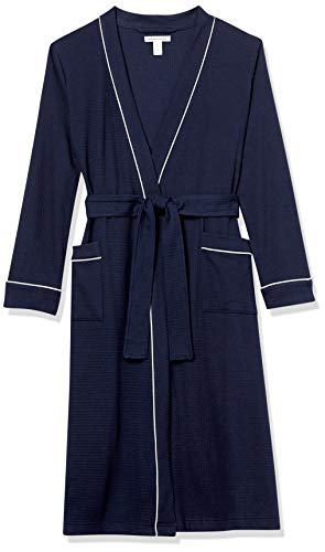 Image of Amazon Essentials Women's Lightweight Waffle Full-Length Bath Robe with Pockets (Available in Plus Size)