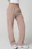 QINSEN Womens Elastic Waist Cargo Pants Fleece Swe... #2