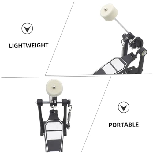 2 piezas cabeza doble para pedal bombo miniatura 5