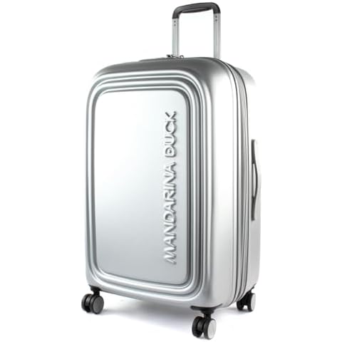 Mandarina Duck LOGODUCK Expandable Trolley Silver Cover