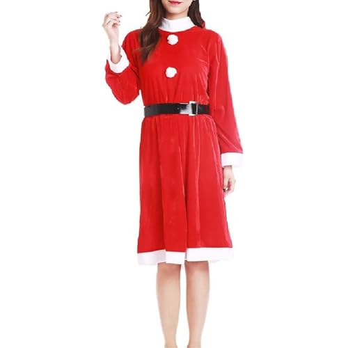 Disfraz de Navidad para mujer, vestido de princesa, vestido de Navidad, elegante vestido festivo, disfraz de Papá Noel, disfraz de fiesta de Navidad