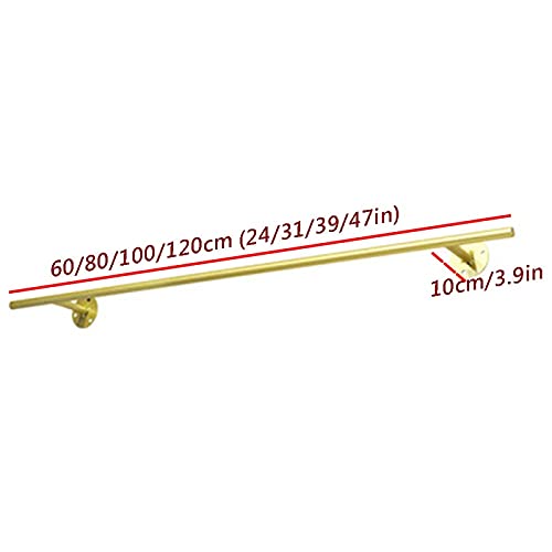 Solution de réduction d'espaces nizer via rack vêtements muraux or - 3