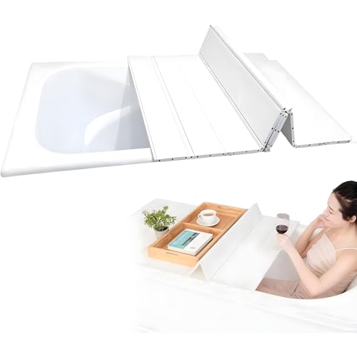 Lodoot Piscine de trempage pliable pour protéger le plan d'économie vide étanche en PVC isolant chaud pour salles de bains compactes
