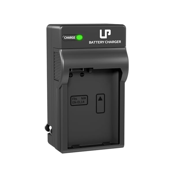 LP EN-EL14 EN EL14a Battery Charger, Charger Compatible with Nikon D3500, D5600, D3300, D5100, D5500, D3100, D3200, D5200, D5300, D3400, DF, Coolpix P7000, P7100, P7700, P7800 Cameras and More