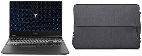 Image of Lenovo Legion Y540 Intel i5 9th Gen 39.62 cm (15.6 inch) Gaming (8GB /256 SSD+1TD HDD /Win10 /NVIDIA GeForce GTX 1650 4GB /Raven Black /2.3kg), 81SY00UBIN + Lenovo 15.6 inch Urban Laptop Sleeve