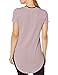 Amazon Essentials Women's Soft Cotton Standard-Fit Extra-Long Tunic Yoga T-Shirt (Available in Plus Size) (Previously Core 10), Petal, X-Small