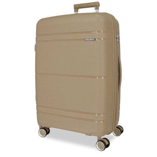 Medium Suitcase, Beige, One Size - Product Details