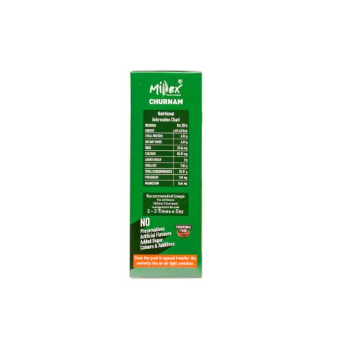 Image of Millex Millet Health Mix With Churnam - Pack of 2 (1.6kg - each 800Gms) 30 Natural Nutrition and 18 Herbal Churna Ingredients | Sprouted Cereals,Nuts, & Pulses |No Sugar Organic Multigrain Nutrition Drink | |Porridge Mix| fba