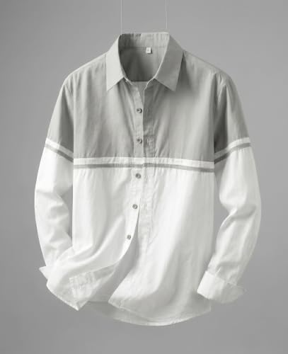Image of Afflatus Men's Stylish Cotton Casual Shirt | Full Sleeve Button-Down Shirt | Comfortable Breathable Fabric | Perfect for Casual Office and Outing Wear