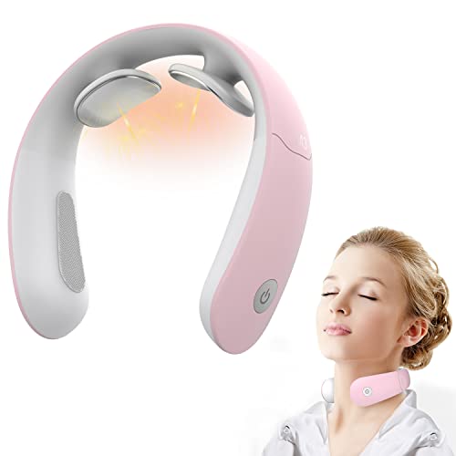 Masajeador de cuello,Masajeador de cuello con calor,Portátil inteligente,Relajación de cuello para aliviar el dolor Cover