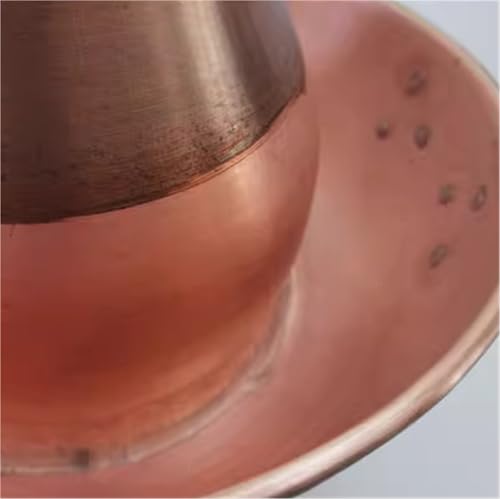 Olla de cobre grande de 32 cm para cocinar recetas deliciosas 4