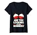 Women's are You Looking at My Bobbers Funny Fishing Gifts for Women V-Neck T-Shirt