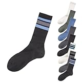 メンズ 靴下 ソックス クルーソックス (リブ)