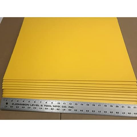 Yard Signs, 50 Yellow Sign Blank 18x24 inch x 4mm Corrugated Plastic Blank Sign, Pack of 50 pcs Flute 18'', Yard Signs Great for Any Event, Ship Same Day Cover