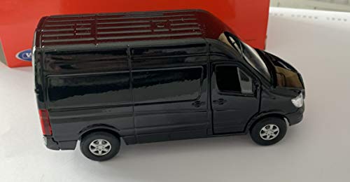 Supreme Models MERCEDES SPRINTER VAN MODEL 1:36-1:38 SIZE BLACK WELLY NEX PANEL BENZ MK2 T3