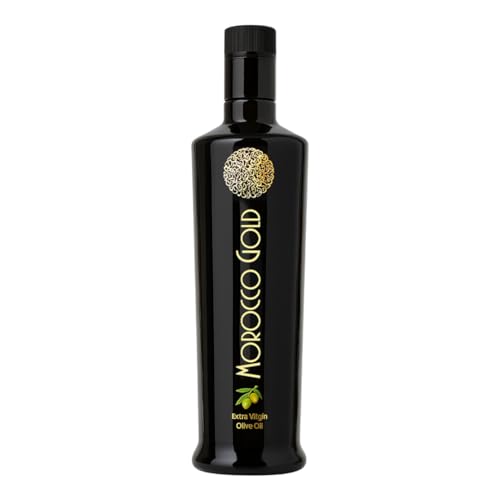 Morocco Gold New Harvest Extra Virgin Olive Oil Early Harvest – Cold Pressed – Polyphenol Rich 652mg/kg EVOO Fresh Harvest Pure and Natural. 500ml/17 Fl Oz