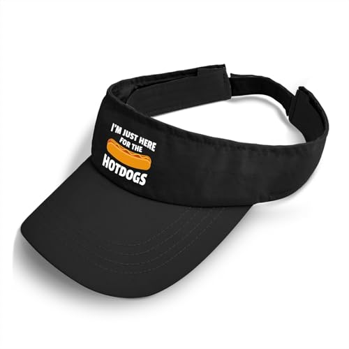 Image of I'm JUST HERE for The Hotdogs Hats for Men Baseball Caps Trendy Washed Workout Hats Light Weight