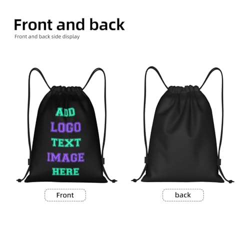Personalized Drawstring Bags Bulk Custom Name Backpack Custom Pull String Bag3