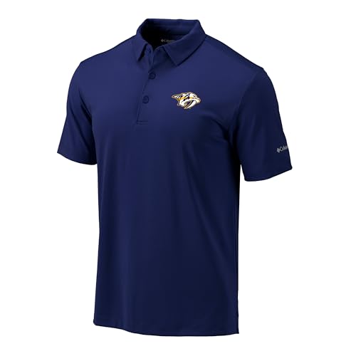 Columbia Nashville Predators Golf Men's Casual Lightweight Drive Polo3