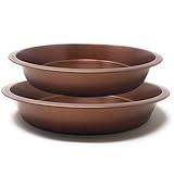 2er-Set runder Kuchenbackformen - ideal zum Backen klassischer zweistöckiger Kuchen.