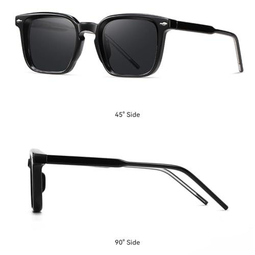 Lunettes de soleil rétro punk transparentes pour éliminer les reflets - 5