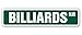 Produktbild Home Decor Schild Billard Street Metall Zeichen für Outdoor Yard Sicherheit Schild Aluminium Schilder
