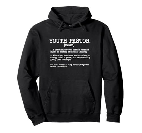 Youth Pastor Definition Funny Quote Pullover Hoodie