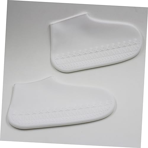 SUPVOX 2 pares cubre zapatos para niños, cubiertas impermeables antideslizantes de silicona para adultos y niños miniatura 2