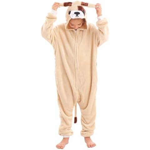 TYONMUJO Animal Onesie Costume for Kids Halloween Costumes for Girls Boys Cosplay Outfit Bulldog 140 Cover