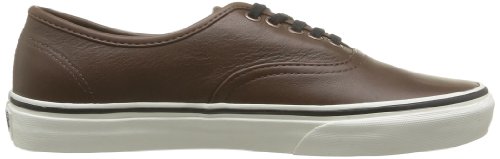 Vans Vans Authentic Aged Leather Unisex Skate Shoes Brown (8.5)