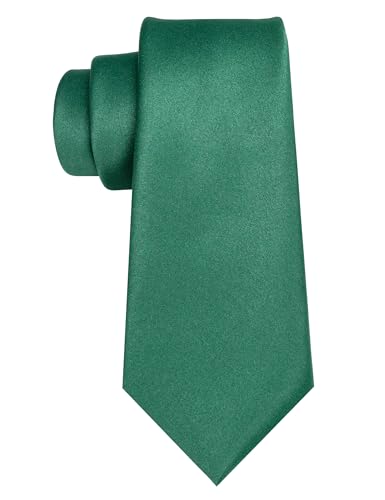 Image of JEMYGINS Solid Color Tie Mens Necktie for Business and Wedding