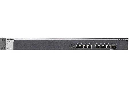 NETGEAR xS708E 10 gbit l2 Switch 8 Ports (1xSFP poE, sans Ventilateur