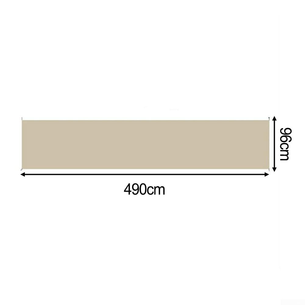 HpLive Cubierta Enrollable para Piscina, Tejido Oxford 190T, Impermeable, para Lonas de Piscina, de Enrollado (490 x 96 cm)