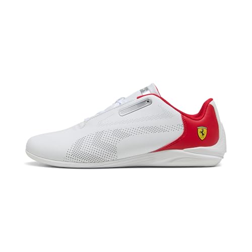 PUMA Men's Ferrari Drift CAT Decima Sneaker White White, 10