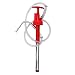 POENVFPO 20L Manual Drum Pump Stainless Steel Hand Pump for Oil Transfer Efficient 50in Hose NonDrip Nozzle for Workshop Industrial Use