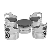 Amazon.co.jp: バーレトロセットドラム缶改造レトロ工業用電気ガレージ