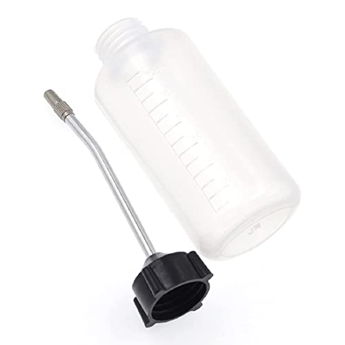 Image of Lubricant Oil Can with plastic Body for Car Multipurpose Oil Can Manual Dispenser Sewing Machine Plastic Bottle with Long Angled Spout for Car /Bike /Kitchen /Sewing Machine120ml 1 pcs