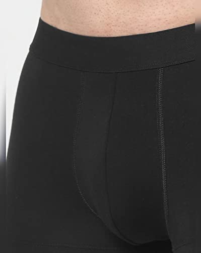 Image of dockstreet Ultra Soft, 100% Cotton Smooth Boxer Brief Comfortable Stretchable /Soft Fabric Brief Trunk Styled Underwear for Men